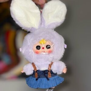 Baby Three Mini Bunny CONFIRMED Lavender Bunny Pendant